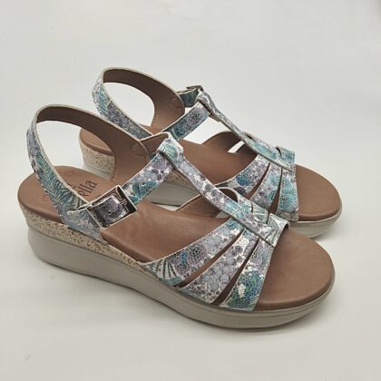Sandalias de cuña media Bologna