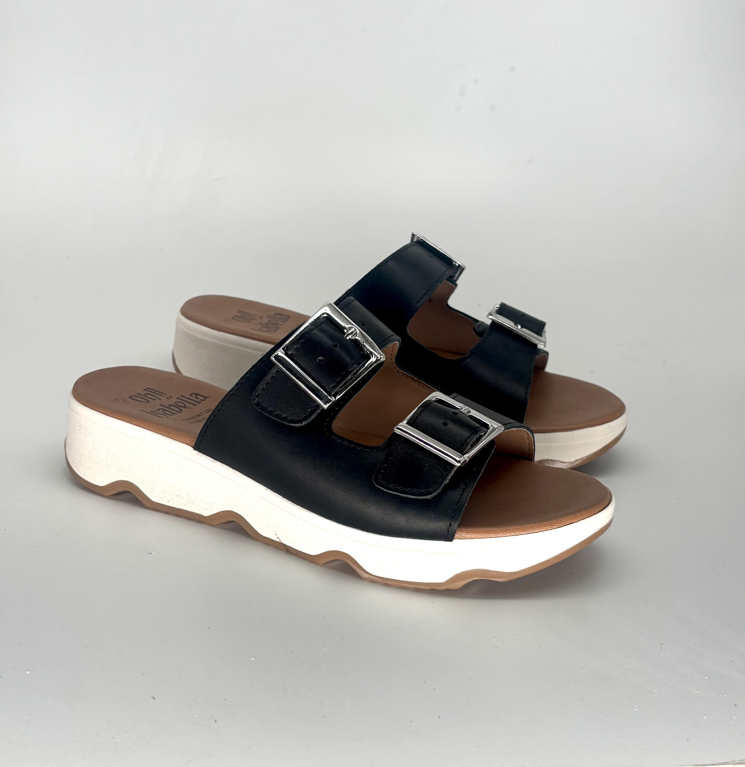 Sandalias de plataforma con hebillas para mujer LECCE - Imagen 6