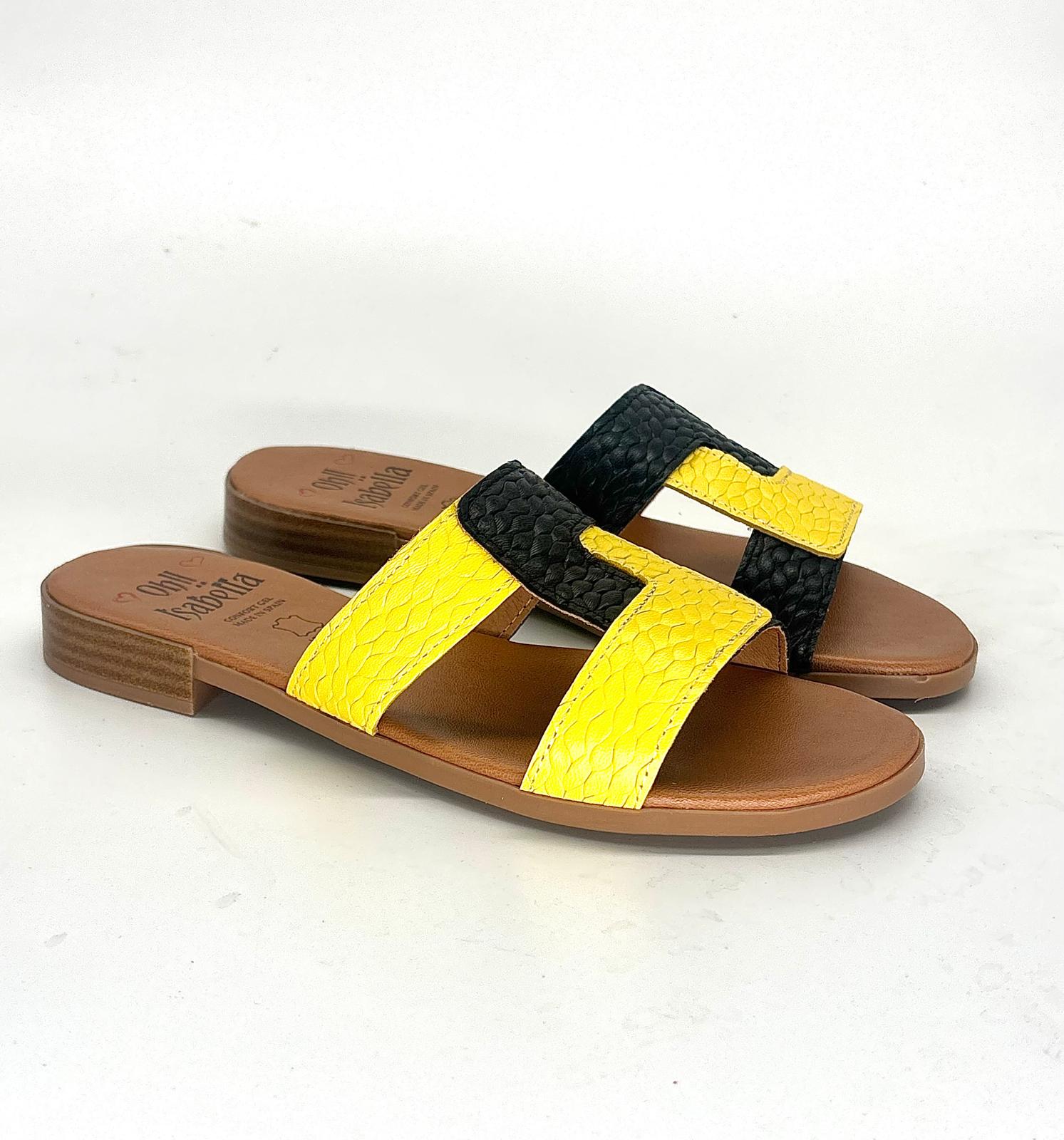 Sandalias planas cómodas de piel para mujer MILANO - Imagen 9