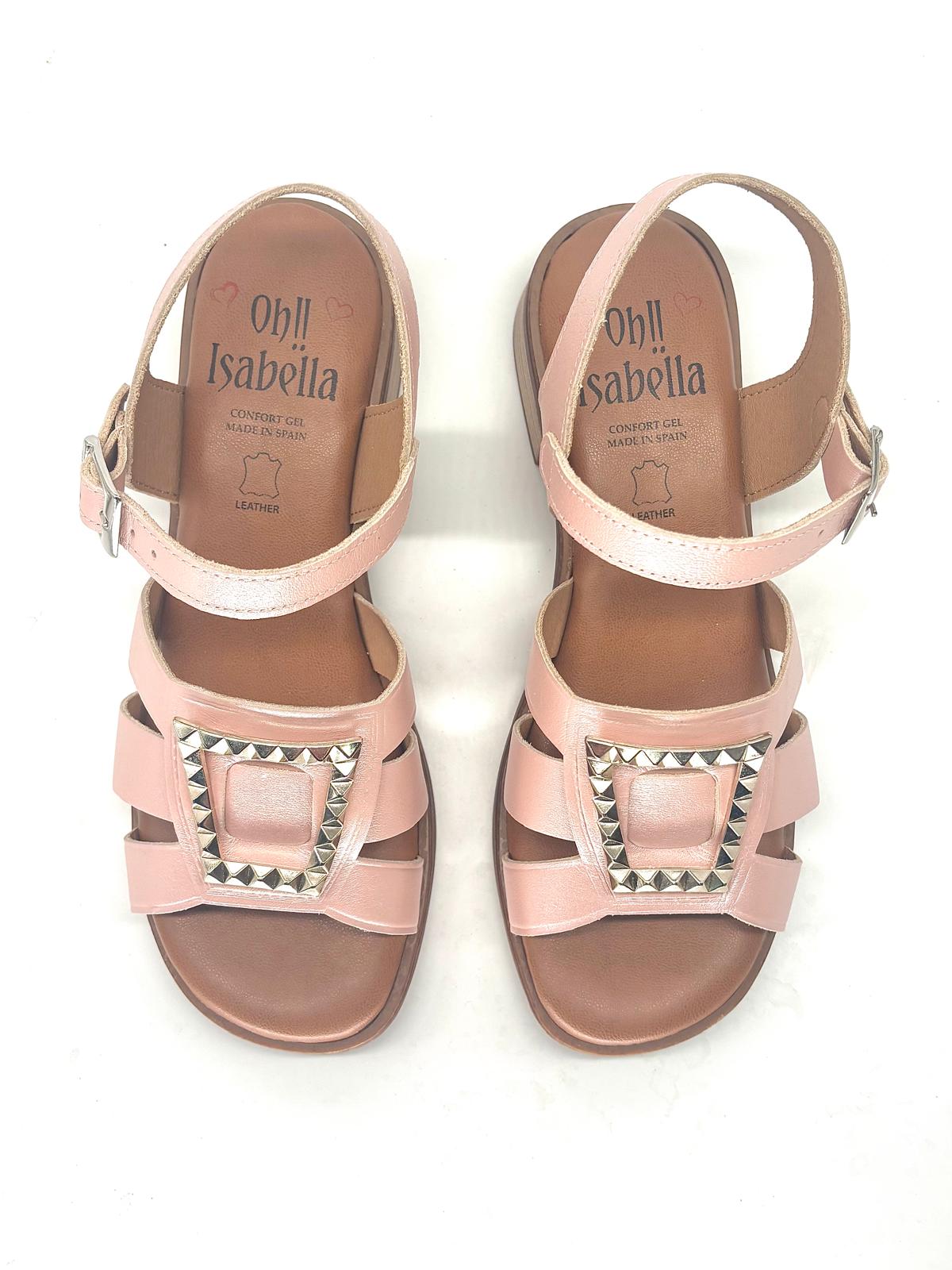 Sandalias negras de tacón bajo para mujer PROZA - Imagen 6