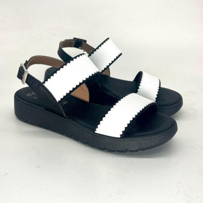 Sandalias con plataforma negra para mujer TAORMINA