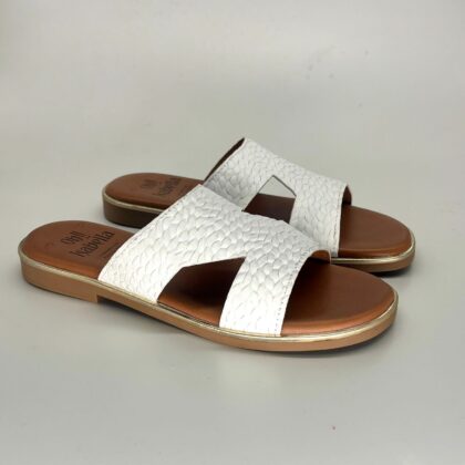 Sandalias planas de piel para mujer VERONA